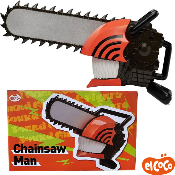 elCOCO Chainsaw Man Head Sound Gimmick Figure